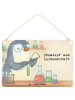 Mr. & Mrs. Panda Wandtafel Chemiker Leidenschaft Design mit Spruch in Weiß