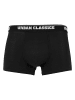 Urban Classics Boxershorts in wht+dgrn+char.+logo aop+blk