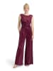 Vera Mont Jumpsuit im Glitzer-Look in Rot/Grau