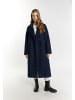 DreiMaster Damen Übergangsmantel Aus Wollgemisch in Dunkelmarine
