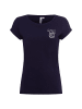 ragwear T-Shirt Fllorah in marine ecru