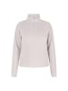 DreiMaster Maritim Women Fleece Pullover in Hellgrau