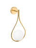 Beliani Wandleuchte AUROUE in Gold - (W) 22 x (H) 45 x (L) 15 cm