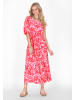 IZIA Women Dress in rose red