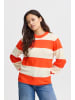 ICHI IHEDEN LS7 Loose fit in Orange.com Almond Milk stripe