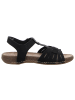 rieker Sandalen in schwarz