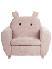 Beliani Kindersessel MARIBO in Rosa/Braun - (W) 61 x (H) 59 x (L) 44 cm