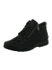 rieker Damenschnürrstiefel Mehrweite warm L184000 L18 in  Schwarz