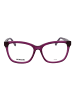 Love Moschino Damen Optische Fassungen Quadrat Lila