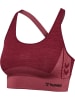 Hummel Hummel Top Hmlclea Yoga Damen Atmungsaktiv Feuchtigkeitsabsorbierenden Nahtlosen in CABERNET/APPLE BUTTER MELANGE