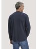 Hessnatur Hessnatur Henley Longsleeve Relaxed aus reiner Bio-Baumwolle in marine