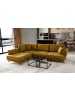 MF Design Lardo Recamiere Links in Amber -  (L) 191 x (B) 276 x (H) 90 cm