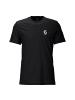 SCOTT T-Shirt Backprint in Schwarz