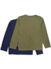 Minymo Kinder Longsleeve "Basic 34-T-shirt LS (2-pack)" in Grün