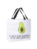 Mr. & Mrs. Panda Schultasche Avocado Kern mit Spruch in Weiß