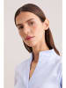 Seidensticker Kelchkragenbluse Slim in Hellblau