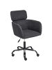 Beliani Bürostuhl ALENA in Schwarz - (W) 60 x (H) 84 x (L) 60 cm