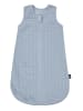 Kinderhaus Blaubär Mull-Schlafsack TOP in Uni Blau