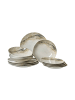 Ritzenhoff & Breker 12er Set Teller-Set Arezzo in braun