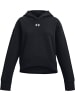 Under Armour Kinder Longsleeve "UA Rival Fleece Crop Hoodie" in Schwarz