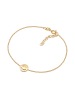Elli Armband 925 Sterling Silber mit Smiling Face, Smiling Face in Gold