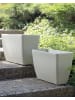 Beliani Outdoor Blumentopf BARIS in Beige - (W) 74 x (H) 45 x (L) 32 cm