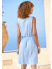 LASCANA Plisseekleid in hellblau