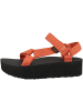 Teva Sandale Flatform Universal in orange