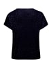 Betty Barclay Strukturshirt mit hohem Kragen in dunkelblau