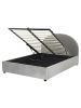 Beliani Doppelbett VAUCLUSE in Grau - (W) 174 x (H) 112 x (L) 214 cm