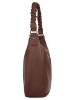 Samantha Look Handtasche echt Leder in braun