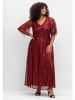 sheego Abendkleid in dunkelrot