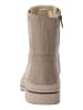 Camel Active Schnürstiefel aus Nubukleder vom Rind in beige