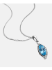 Diamant L'éternel Halskette aus 375 Weißgold mit Diamant mit Topas