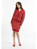 faina Damen Strickrock in Rot