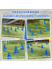 Pawhut Hunde 6-teiliges Agility Blau Kunststoff