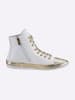 Andrea Conti Sneaker in weiß-goldfarben