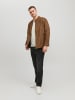 JACK & JONES PLUS Bikerjacke in Lederoptik in Cognac