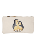 Mr. & Mrs. Panda Pouch Pinguin umarmen ohne Spruch in Weiß