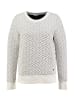 KEY LARGO Pullover 'PATTERN' in grau-meliert
