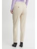 b. young BYDANTA CROSS PANTS - HEAVY WOVEN Regular fit in Cement