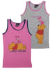 Disney 2er Pack Disney Unterhemd - Winnie Puuh in grau/rosa