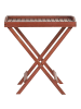 Beliani Beistelltisch TOSCANA in Braun - (W) 45 x (H) 73 x (L) 68 cm