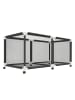 relaxdays Ballwagen in Schwarz - (B)160 x (H)85 x (T)78 cm