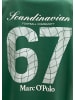 Marc O'Polo MOP Club '67  Football T-Shirt, Heavy Jersey, Oversize in Ivy Green