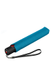 Knirps U.200 Ultra Light Duomatic - Taschenschirm Regenschirm in turquoise with black coating