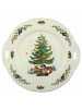 Seltmann Weiden Kuchenplatte Marieluise Weihnachten 27,1 x 25,8 cm weiß-grün in weiß-grün