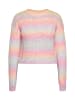 myMo Damen Strick Pullover in Regenbogen Mehrfarbig