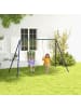 Outsunny Kinderschaukel in Blau & Orange 269L x 160B x 180H cm
