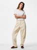 Pieces Barrel Fit Jeans in Ecru